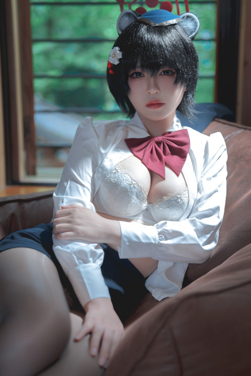 Cosplay 半半子Banbanko ガイド春日ツバキ Set.01