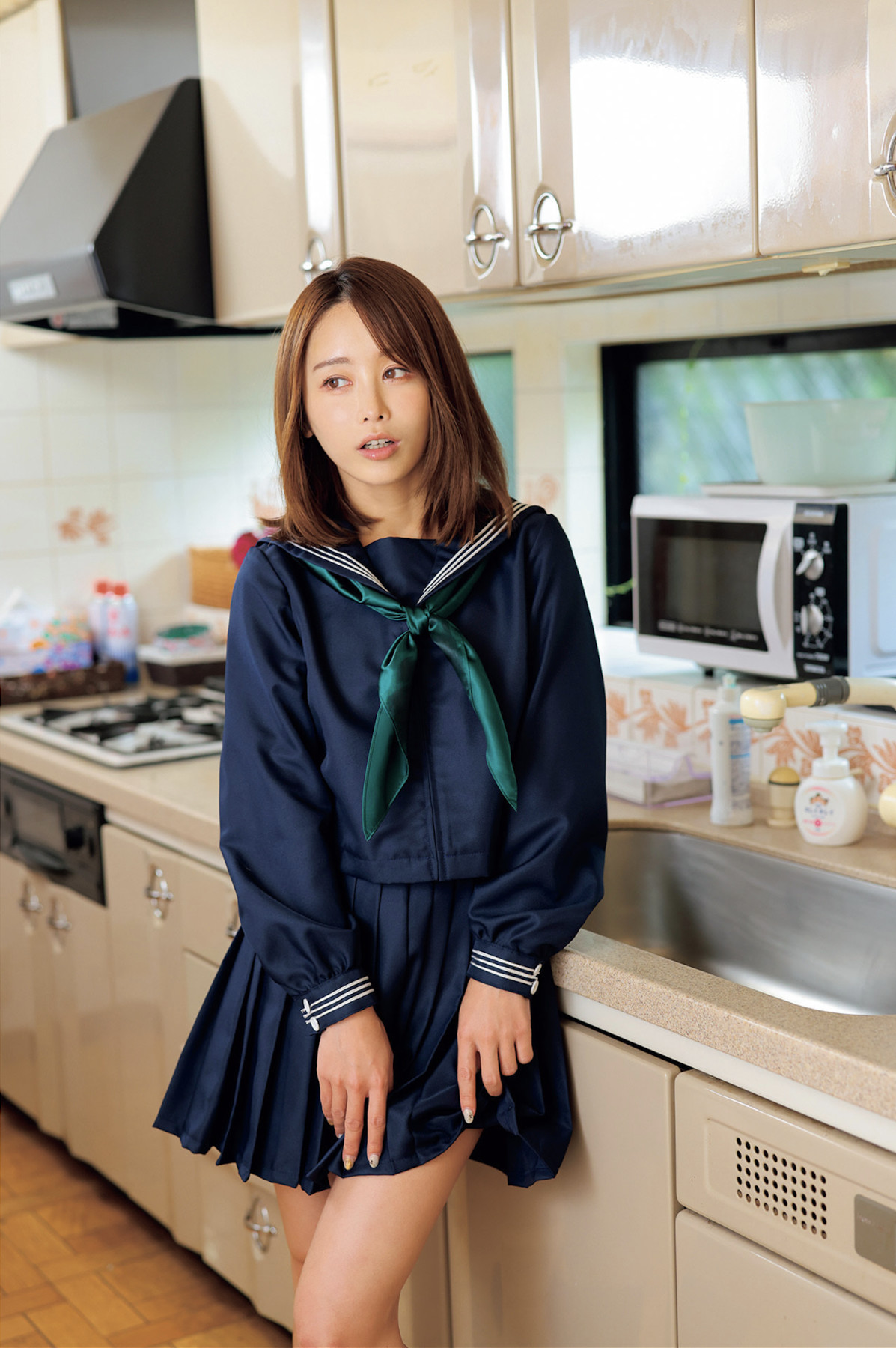 Ikumi いくみ, アサ芸Secret！デジタル写真集 「姉セーラースペシャル ふたりだけの秘密だよ」 Set.03