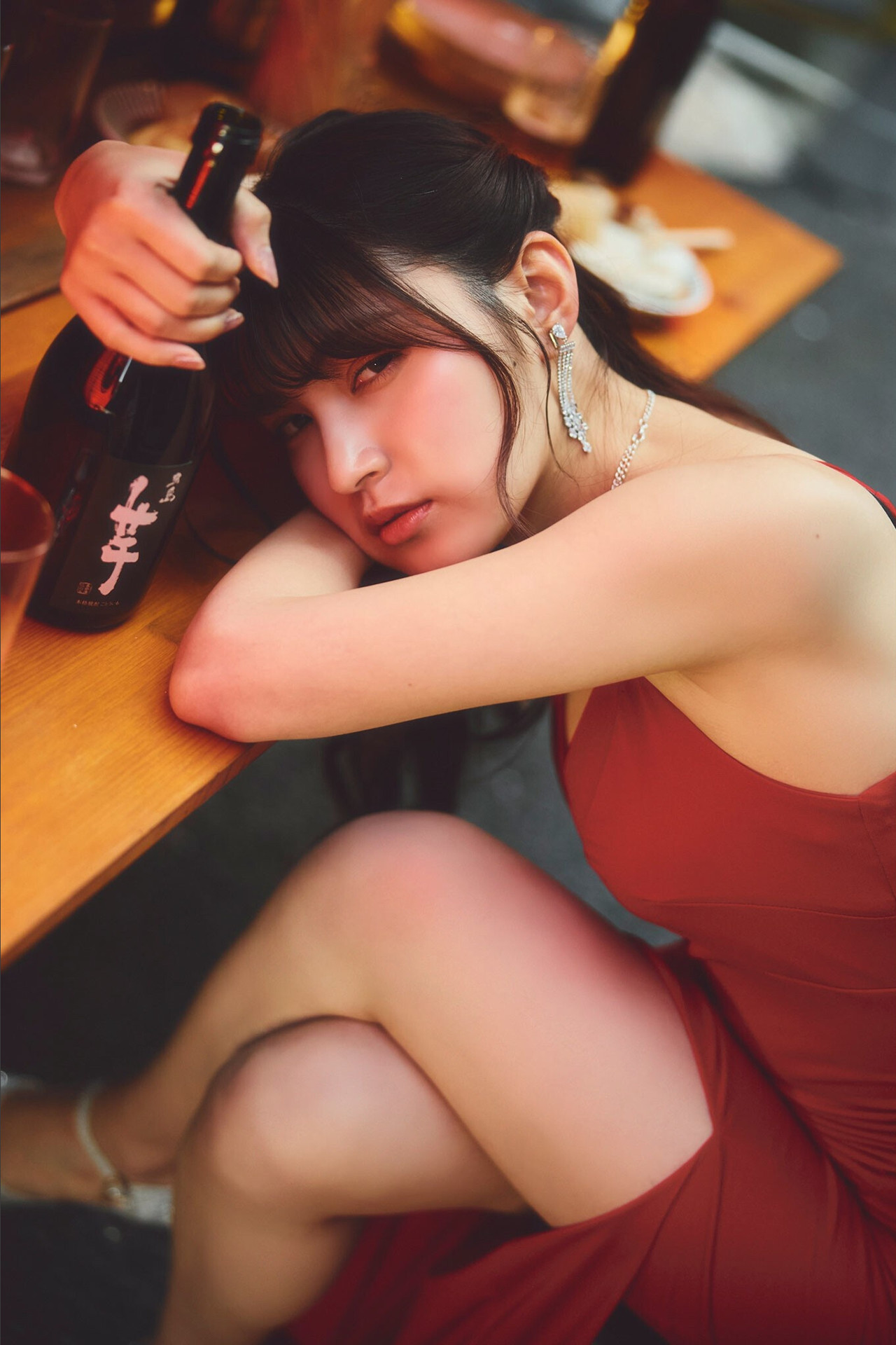 Yui Kojina 神志那結衣, SPA！デジタル写真集 「赤いドレスを脱いだら……」 Set.01 - P3