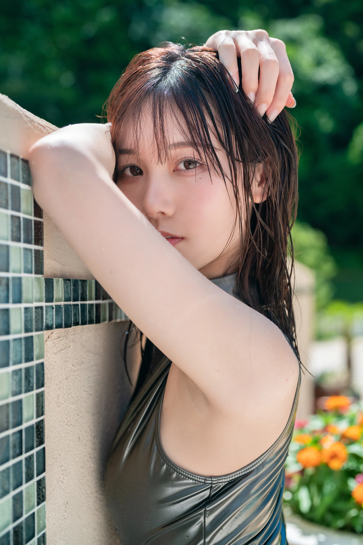 Kenken けんけんぱ, デジタル写真集 夕阳西下 竞泳泳装 Set.03 - P24