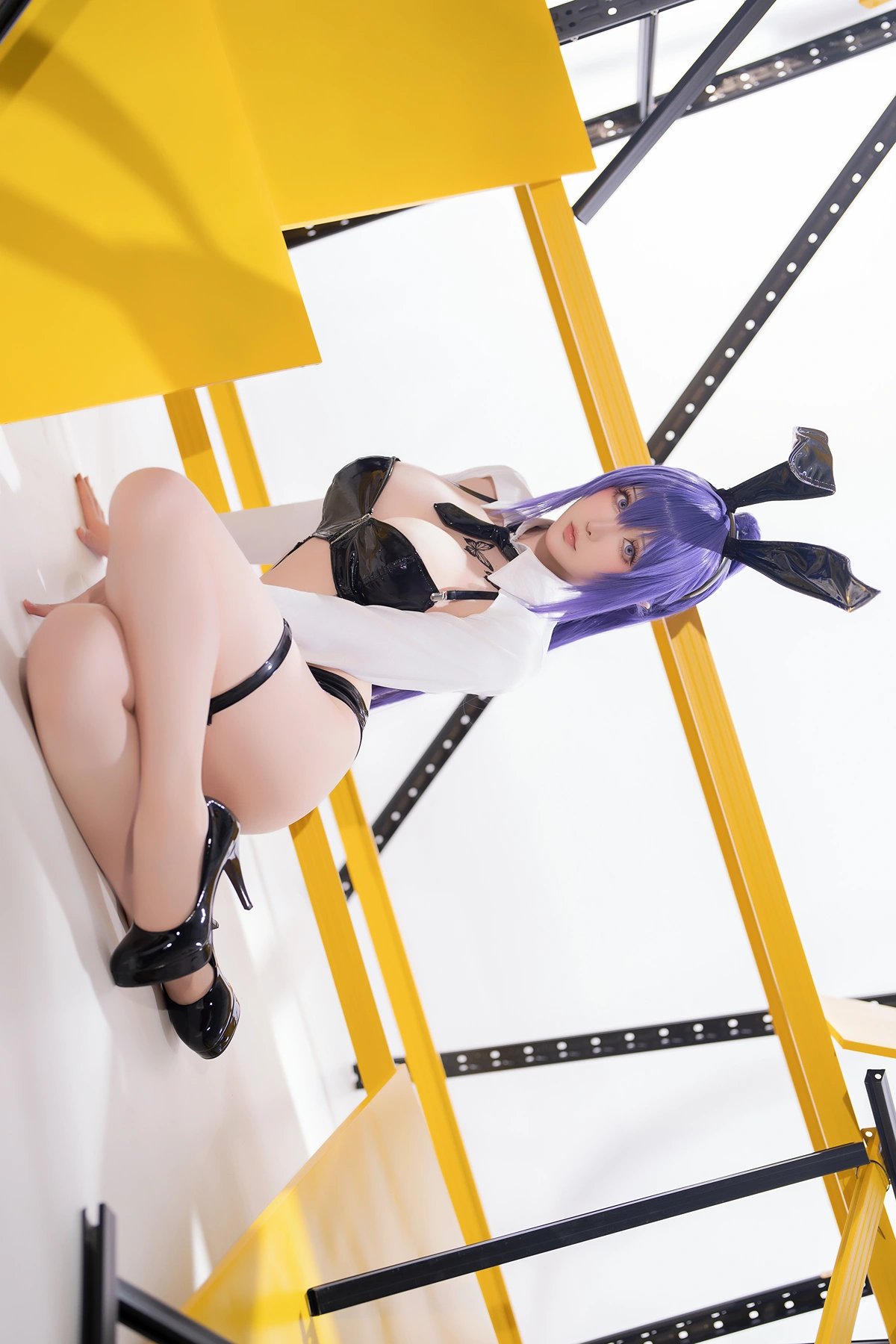 Cosplay 星之迟迟Hoshilily – 尼尔同人 2B学姐服 - P34