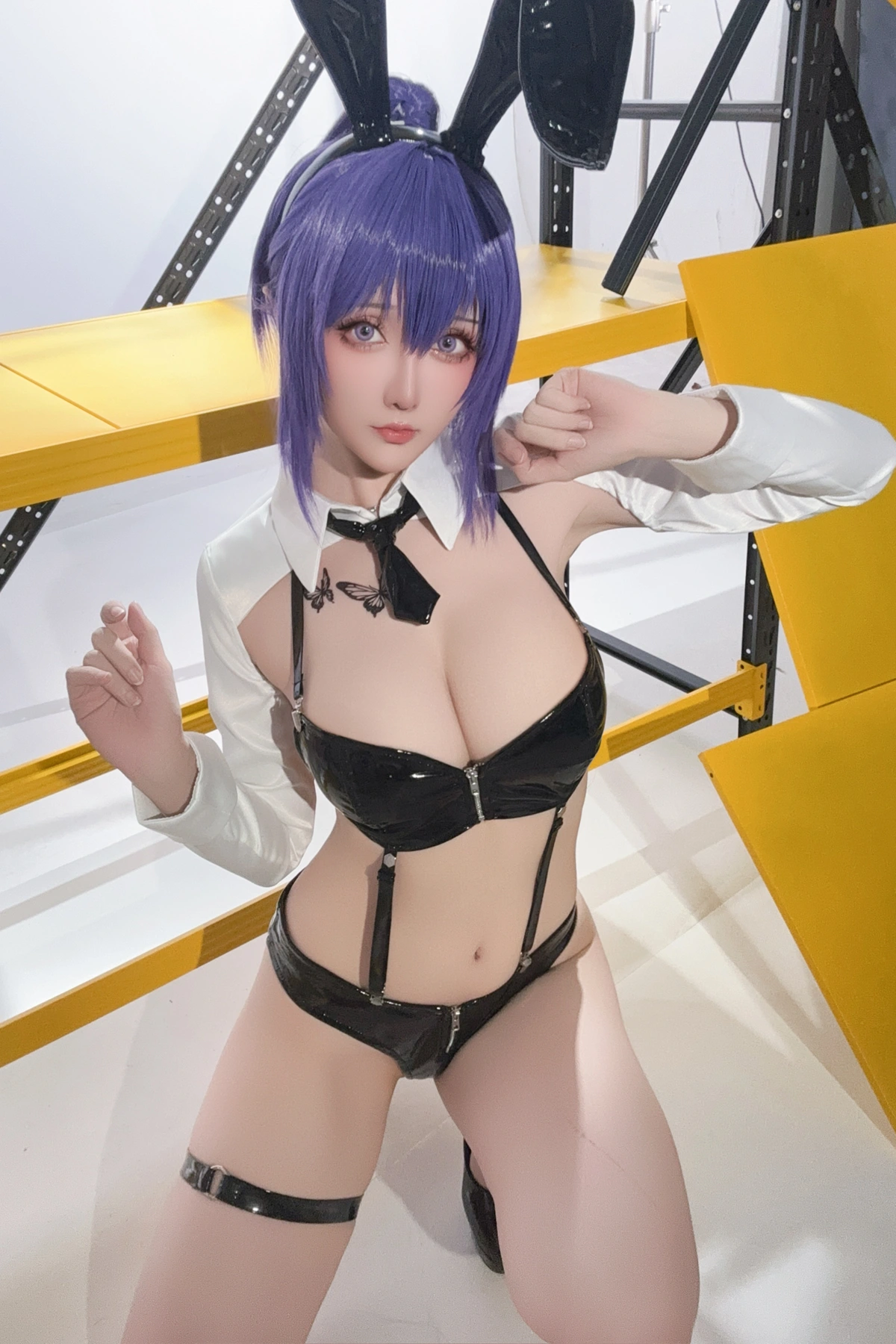 Cosplay 星之迟迟Hoshilily – 尼尔同人 2B学姐服 - P44