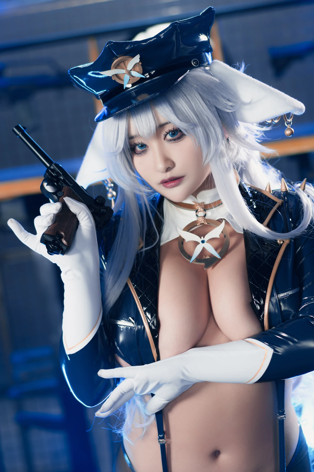 Cosplay 洛璃LoLiSAMA – 信浓女警 Set.01 - P11