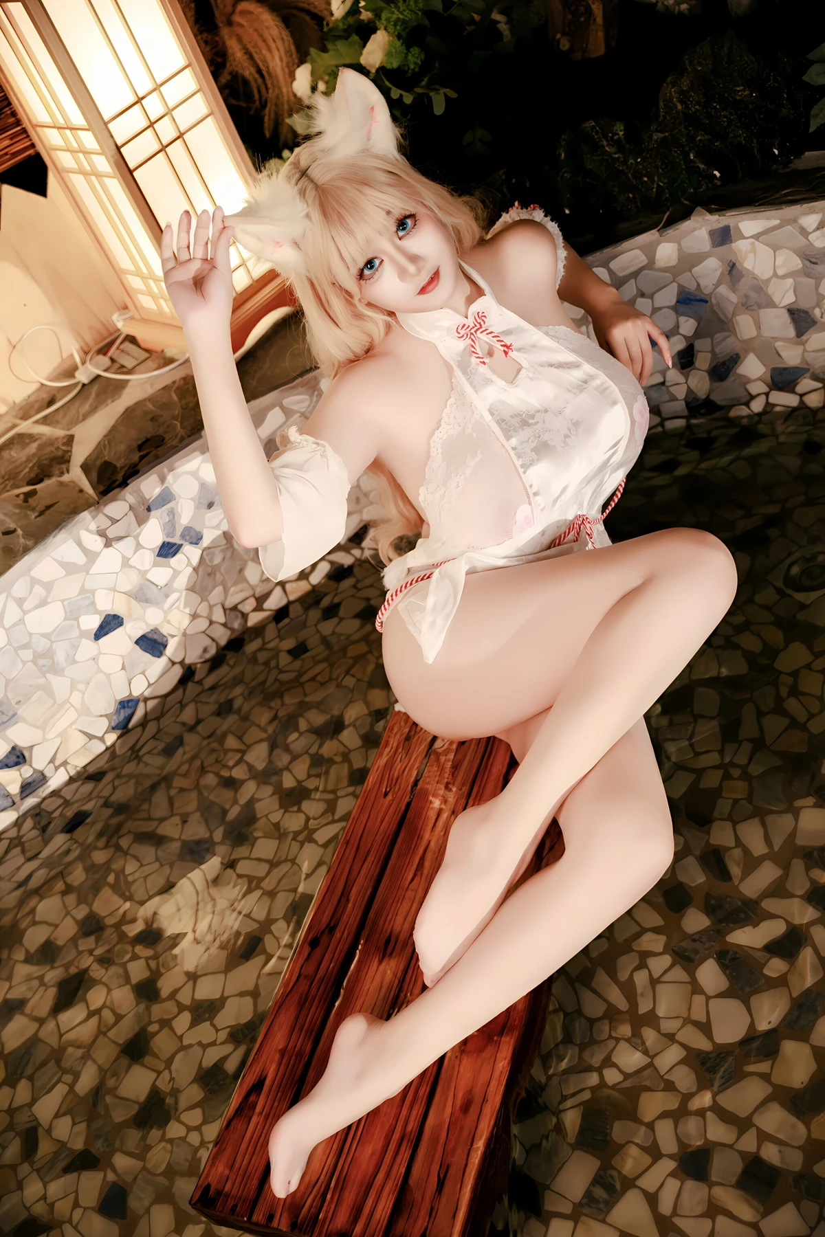 Cosplay 阿雪雪 – 温泉狐狸 - P47