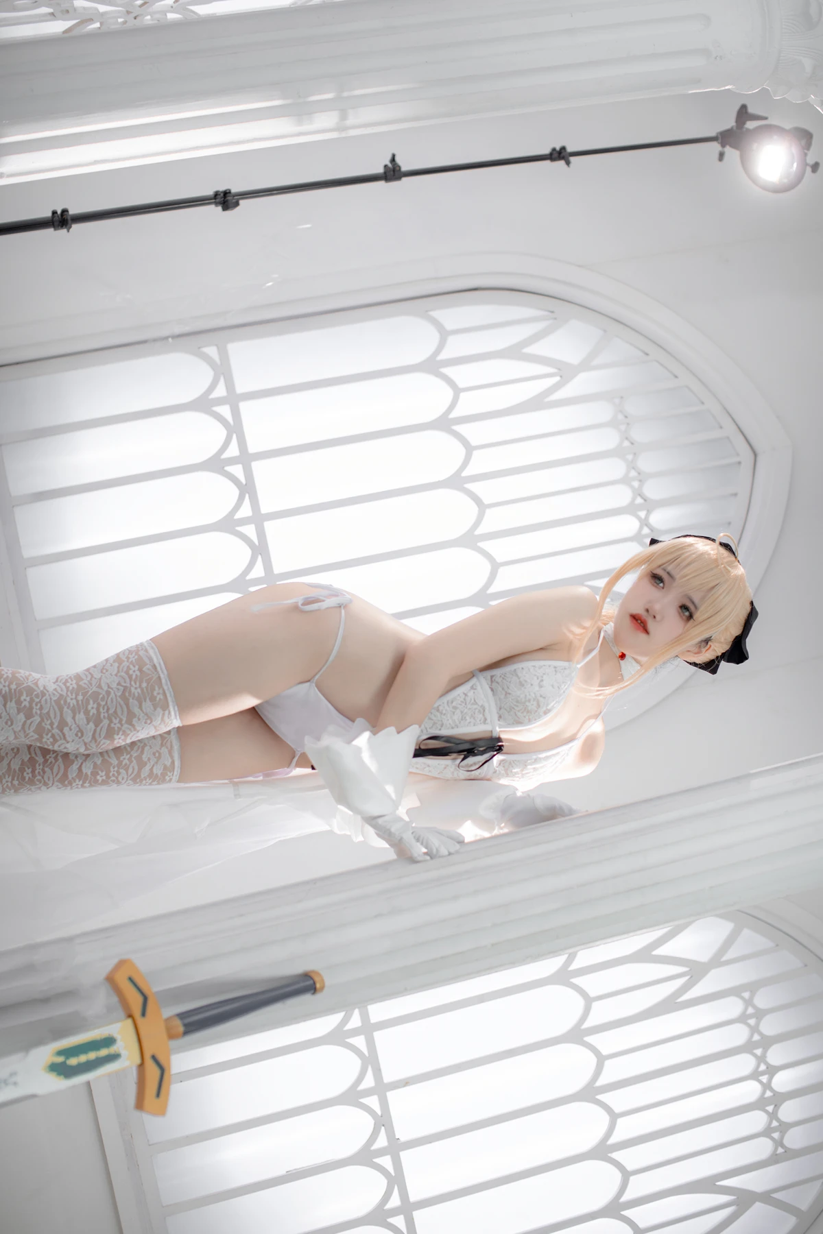 Cosplay 阿薰kaOri – FGO 白Saber - P38