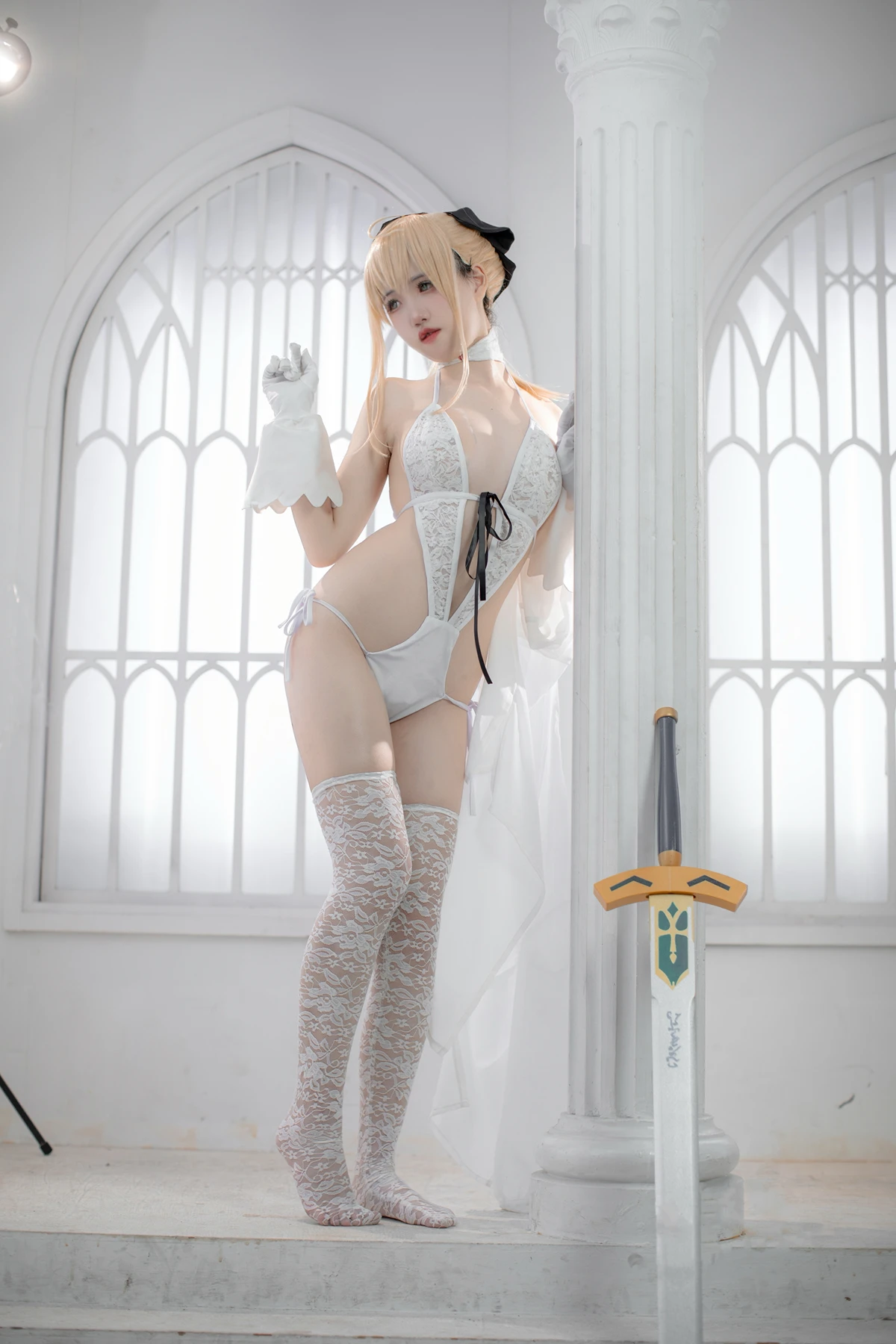 Cosplay 阿薰kaOri – FGO 白Saber - P8