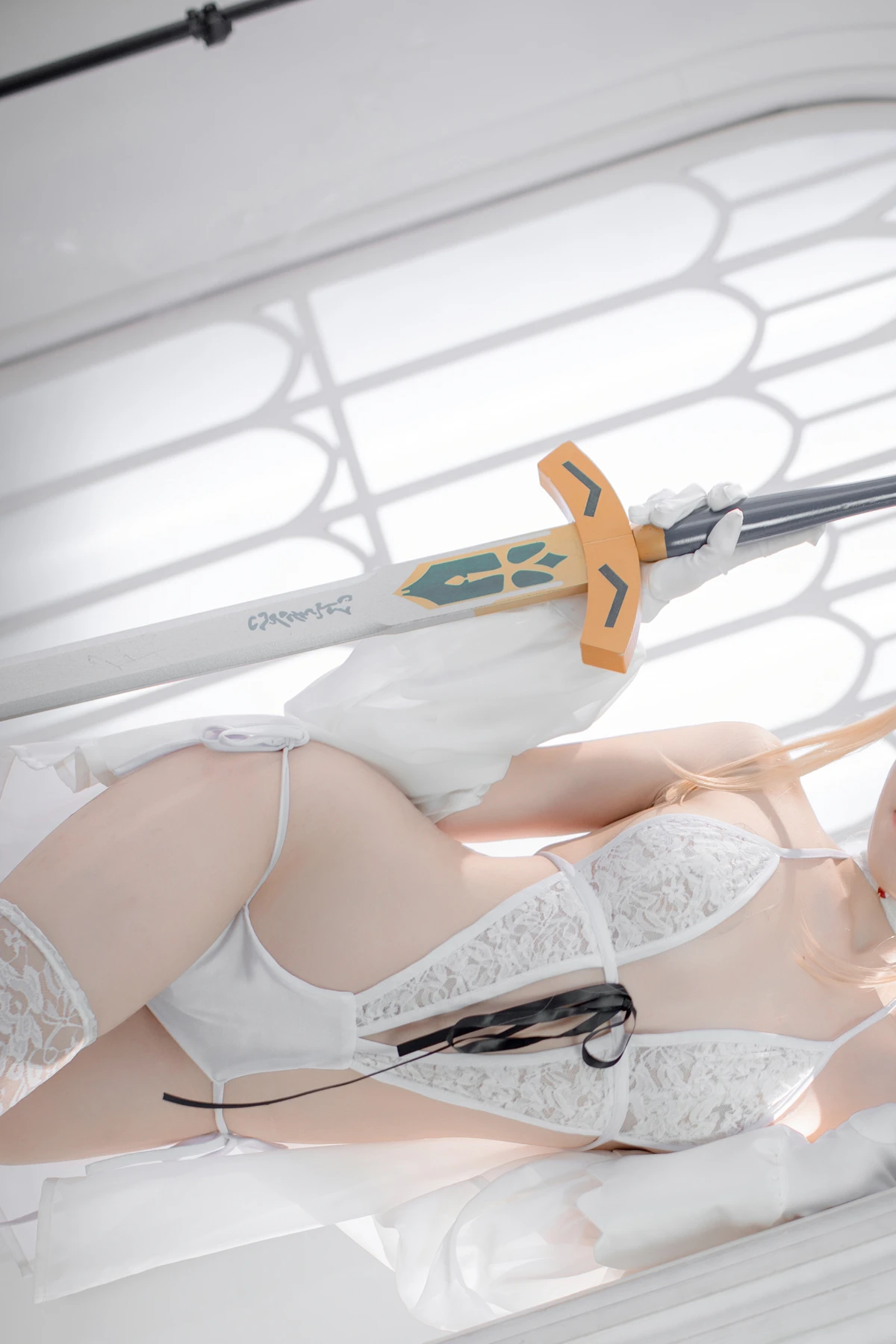 Cosplay 阿薰kaOri – FGO 白Saber - P37