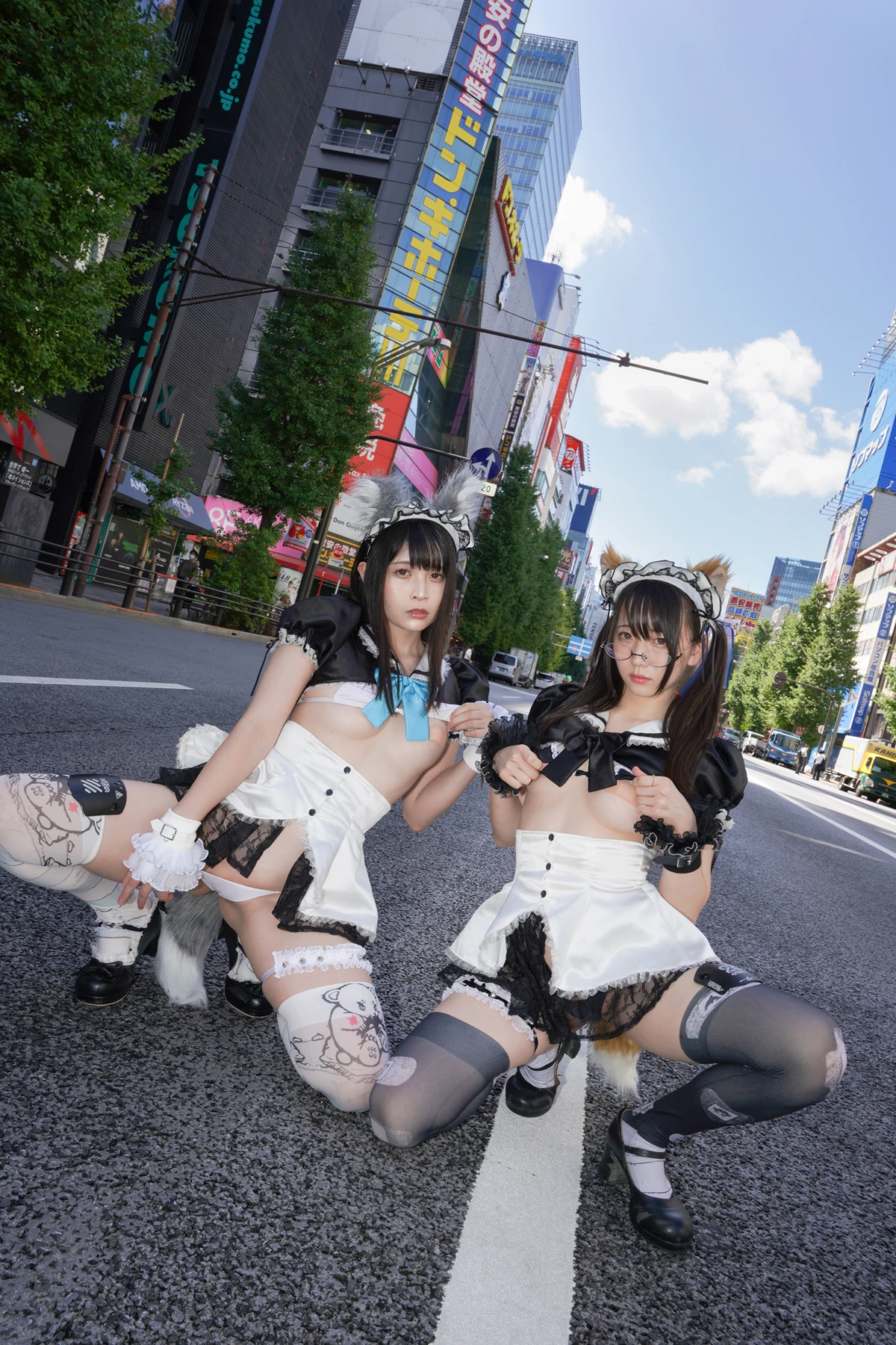 Sui Utatane うたたね翠, Mizuna Shione 水那しおね, 写真集 「野生のメイドがあらわれた！」 Set.02 - P32