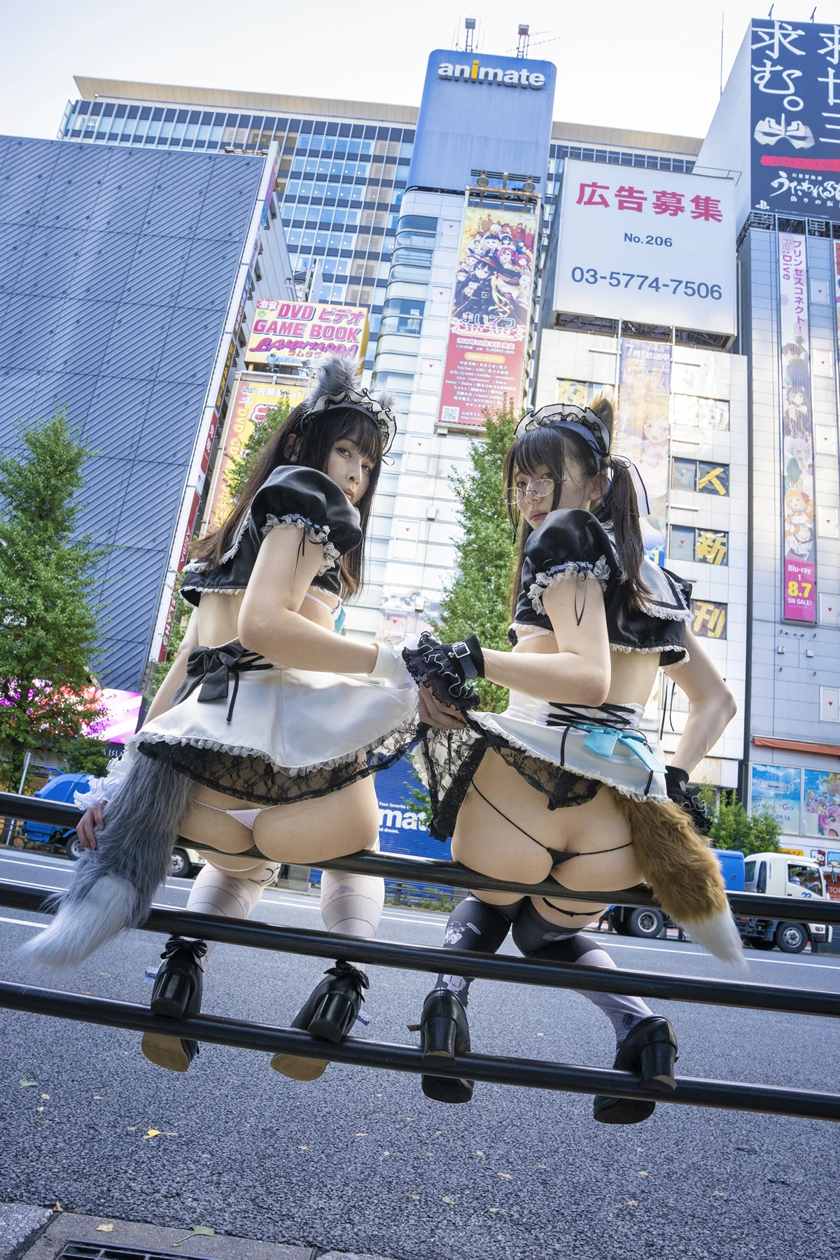 Sui Utatane うたたね翠, Mizuna Shione 水那しおね, 写真集 「野生のメイドがあらわれた！」 Set.02 - P12