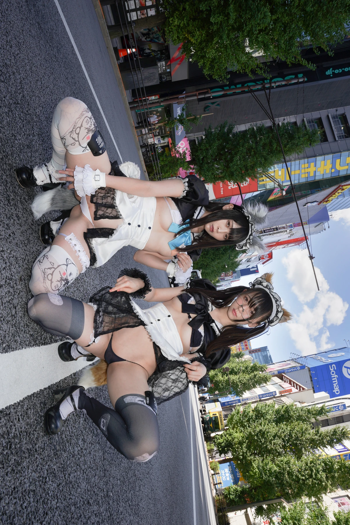 Sui Utatane うたたね翠, Mizuna Shione 水那しおね, 写真集 「野生のメイドがあらわれた！」 Set.02 - P29