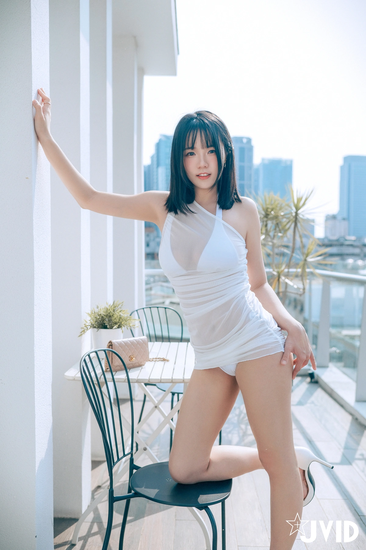 JVID Angela寶7 – 豪乳情婦の不倫旅行－寶七🫦跪舔肉棒的色色拜金萌妹🔥靈巧的舌頭舔來舔去😈 Set.01 - P15