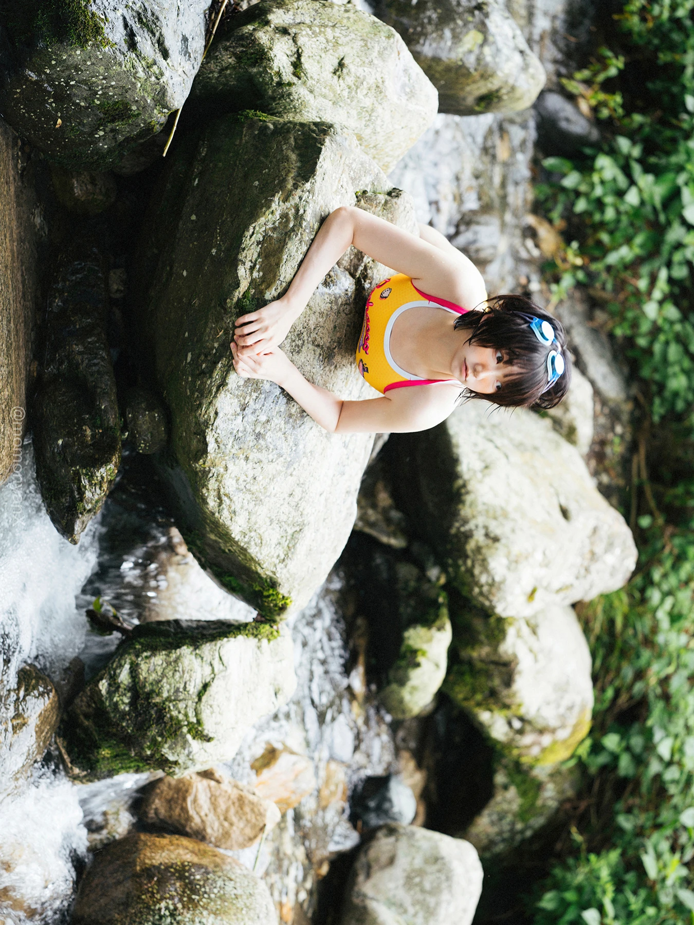 Shizuku しずく, 写真集 Fantia 原魔物喵 「夏の小川」 Set.02 - P23