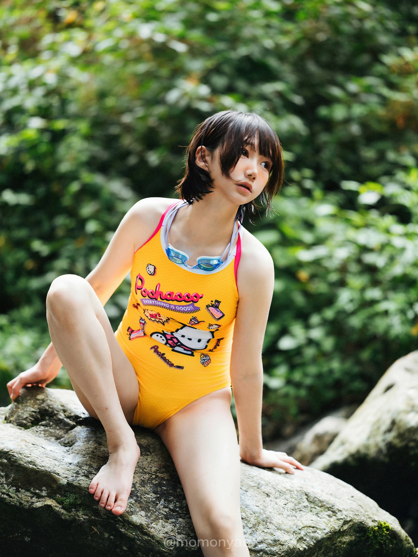 Shizuku しずく, 写真集 Fantia 原魔物喵 「夏の小川」 Set.01 - P17