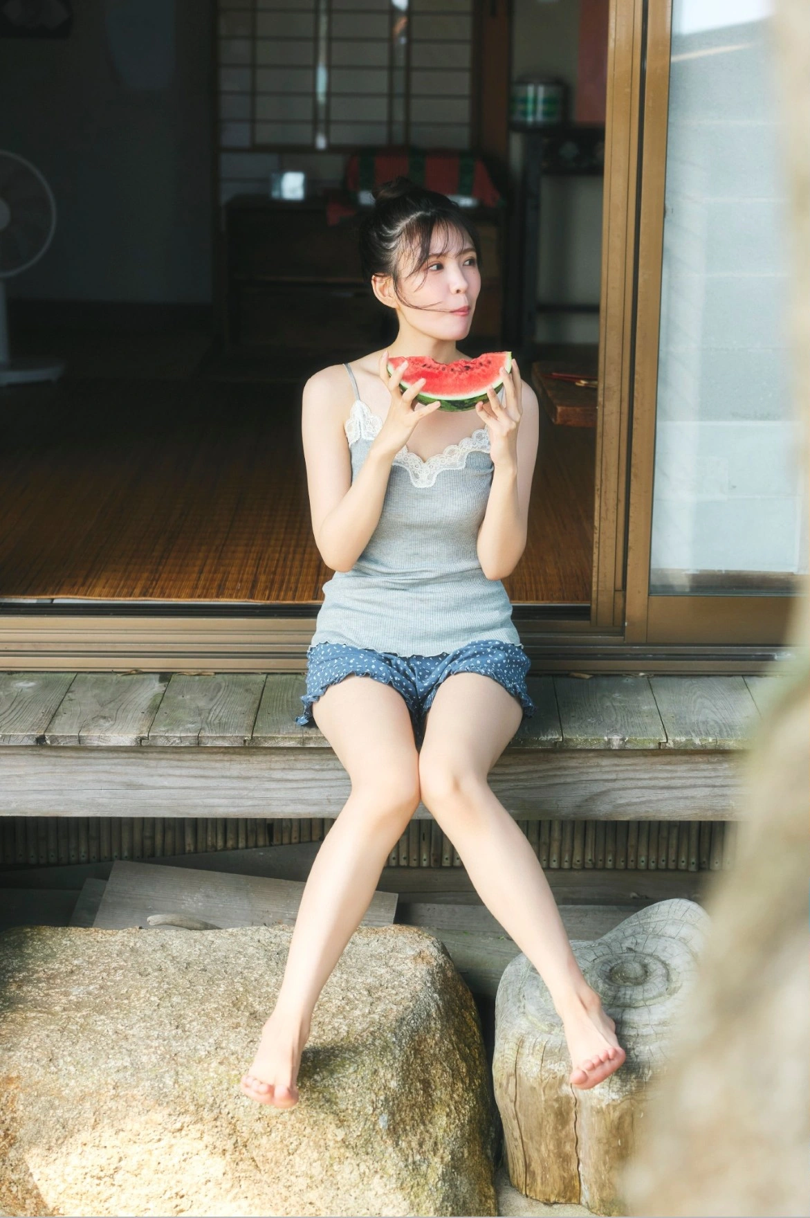 Ayaka Okamoto 岡本彩夏, SPA!デジタル写真集 「初めてで彩る“夏” 全50カット先行公開」 Set.02 - P4