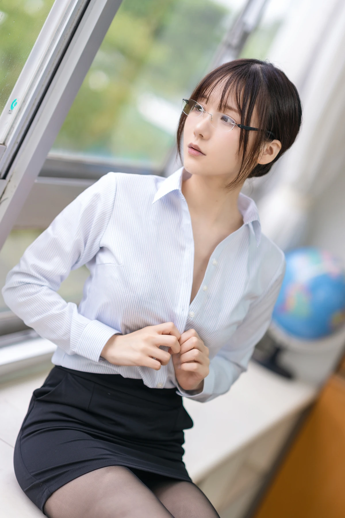 Kenken けんけん, 写真集 Fantia 「もしもけんけんが〇〇先生だったら」 Set.02 - P41