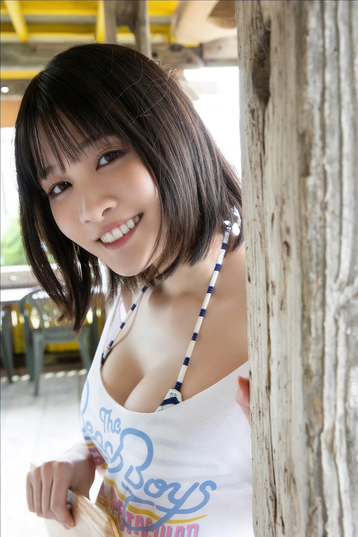 Hayaka Igarashi 五十嵐早香, FRIDAYデジタル写真集 「Ｆカップあるんですッ！vol.1 海の家の可愛すぎるアルバイト編」 Set.01 - P6