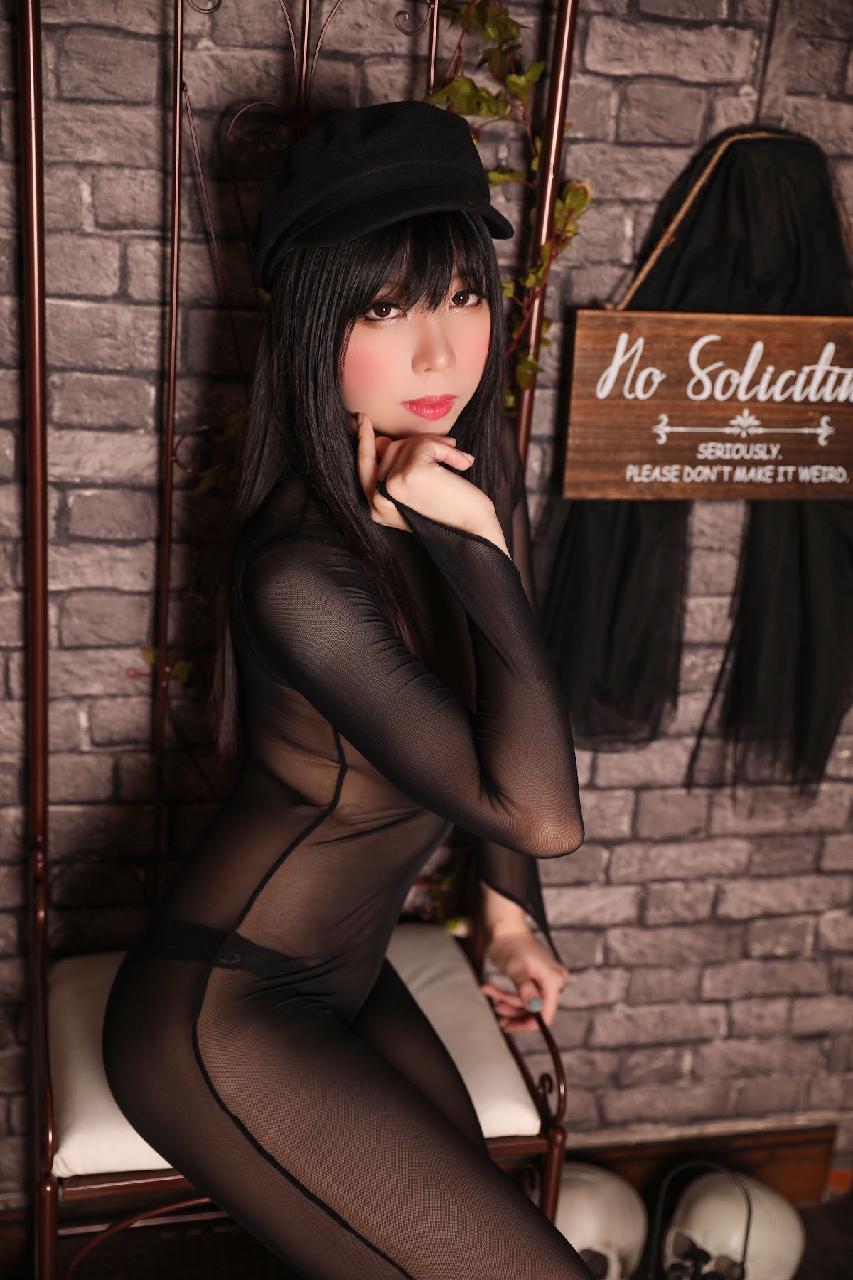 Coser@Kano Nozomi (鹿野希) Vol.03 黑丝套装 - P59