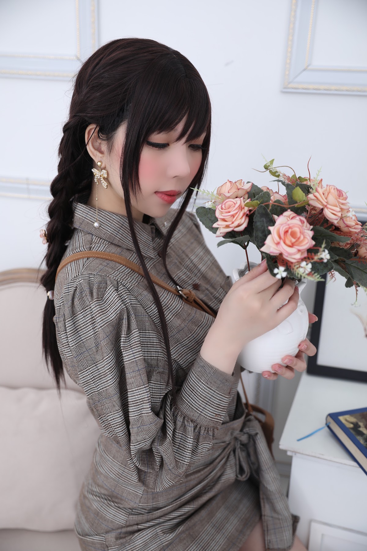 Coser@Kano Nozomi (鹿野希) Vol.04 格子衬衫 - P129