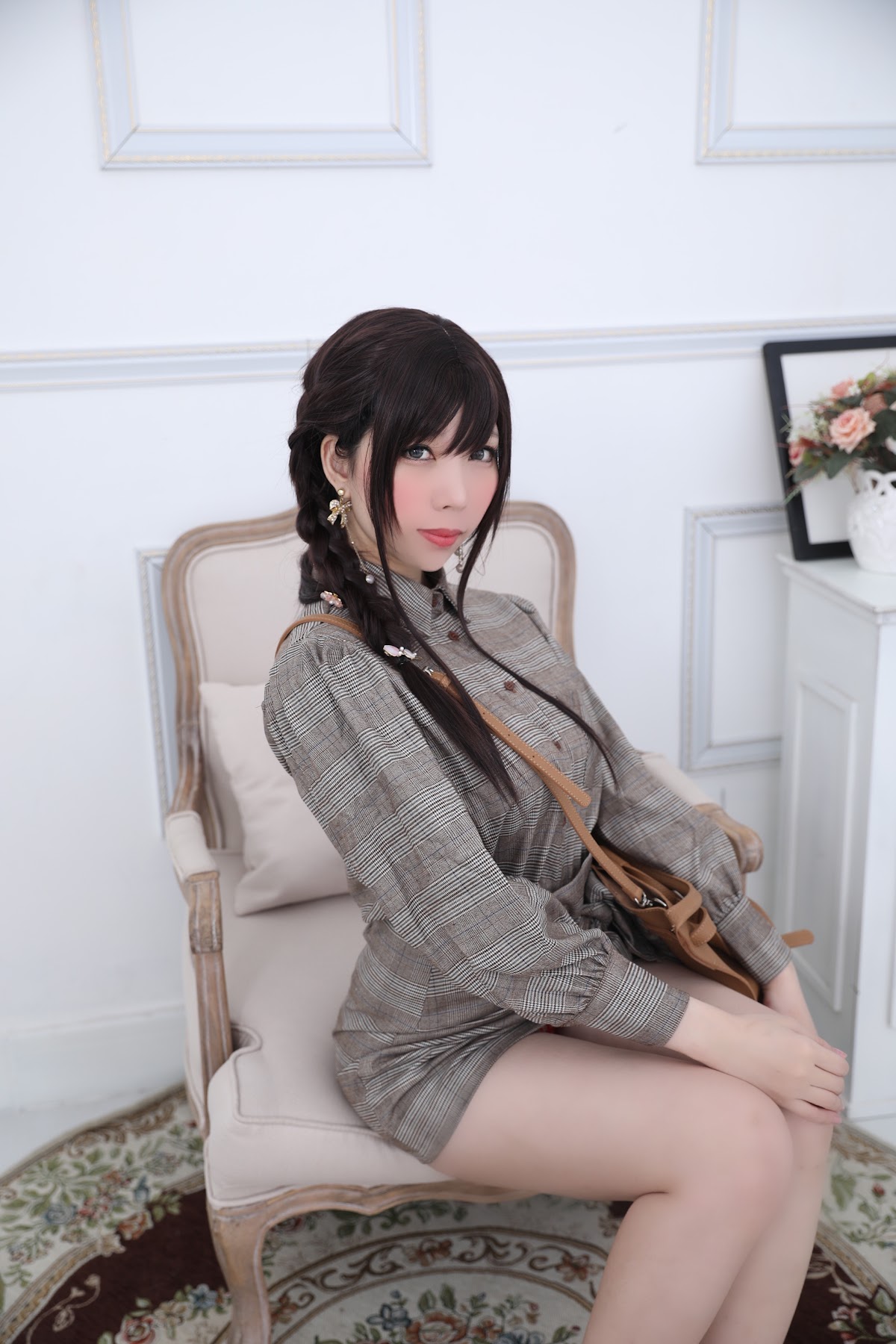 Coser@Kano Nozomi (鹿野希) Vol.04 格子衬衫 - P136
