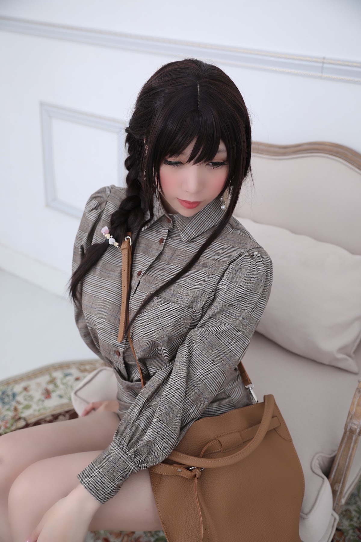 Coser@Kano Nozomi (鹿野希) Vol.04 格子衬衫 - P137