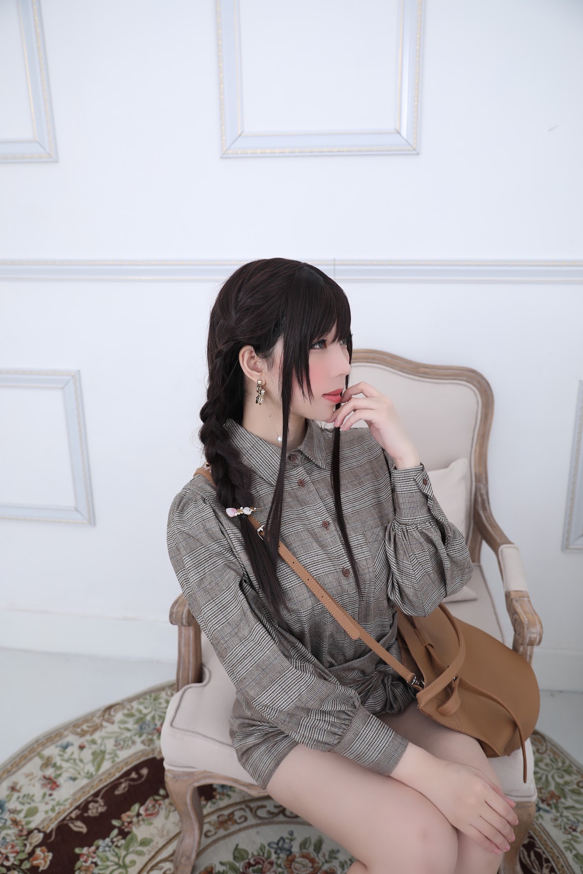 Coser@Kano Nozomi (鹿野希) Vol.04 格子衬衫 - P139