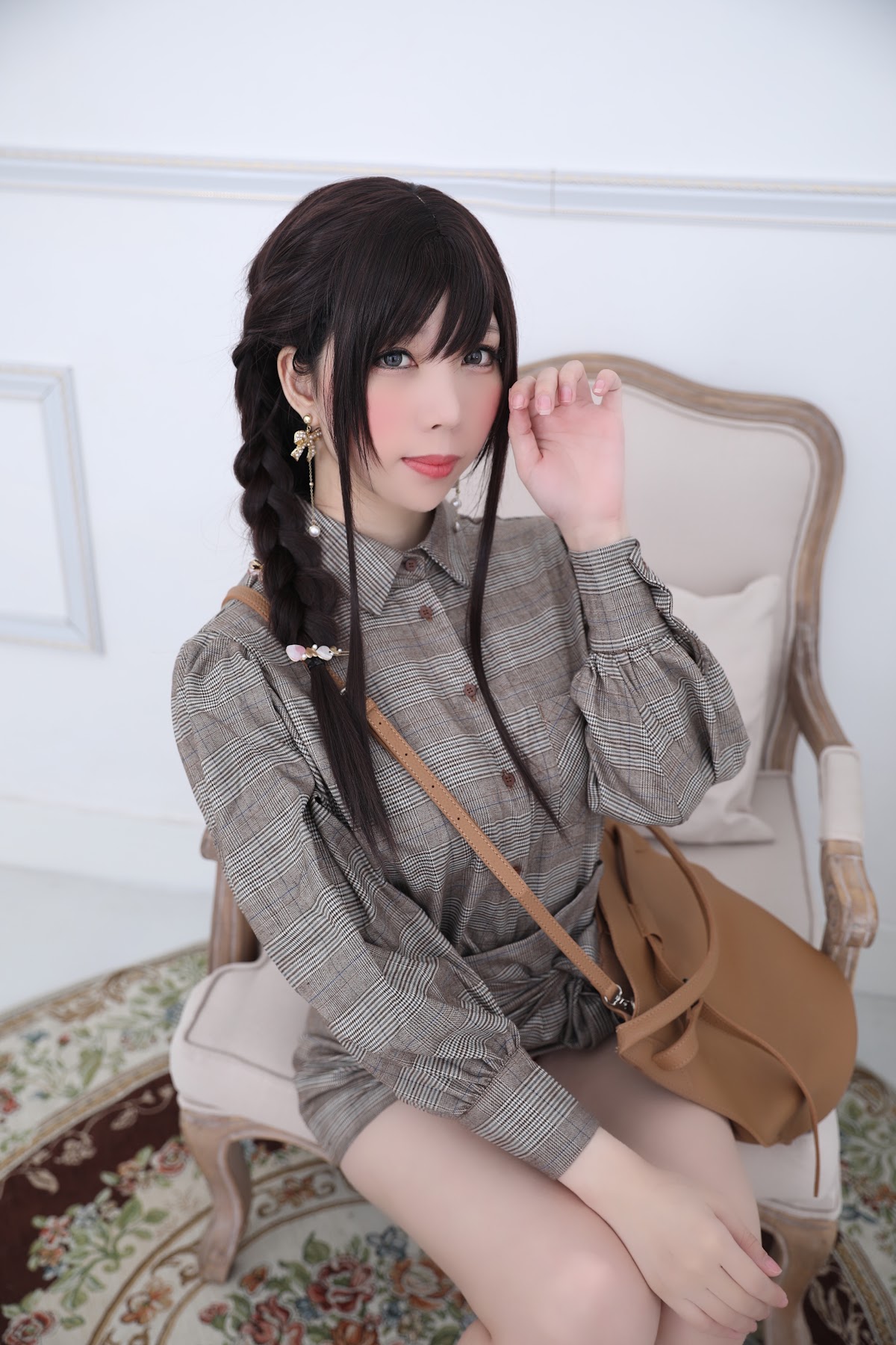 Coser@Kano Nozomi (鹿野希) Vol.04 格子衬衫 - P141