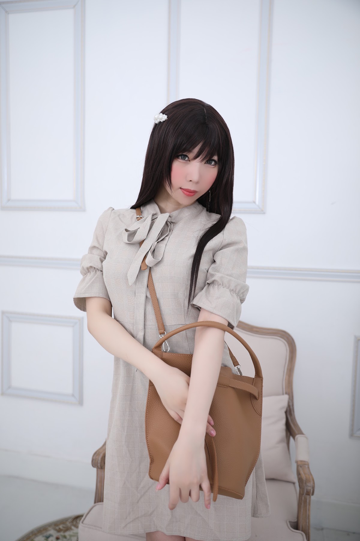 Coser@Kano Nozomi (鹿野希) Vol.04 格子衬衫 - P16