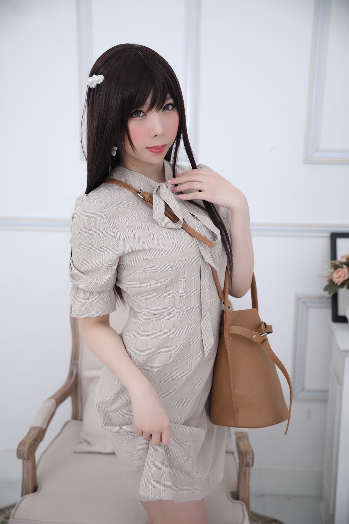 Coser@Kano Nozomi (鹿野希) Vol.04 格子衬衫 - P17