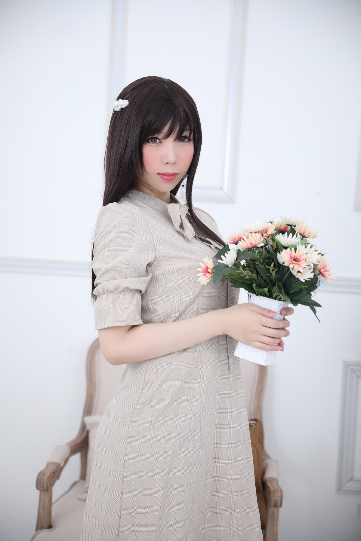 Coser@Kano Nozomi (鹿野希) Vol.04 格子衬衫 - P24