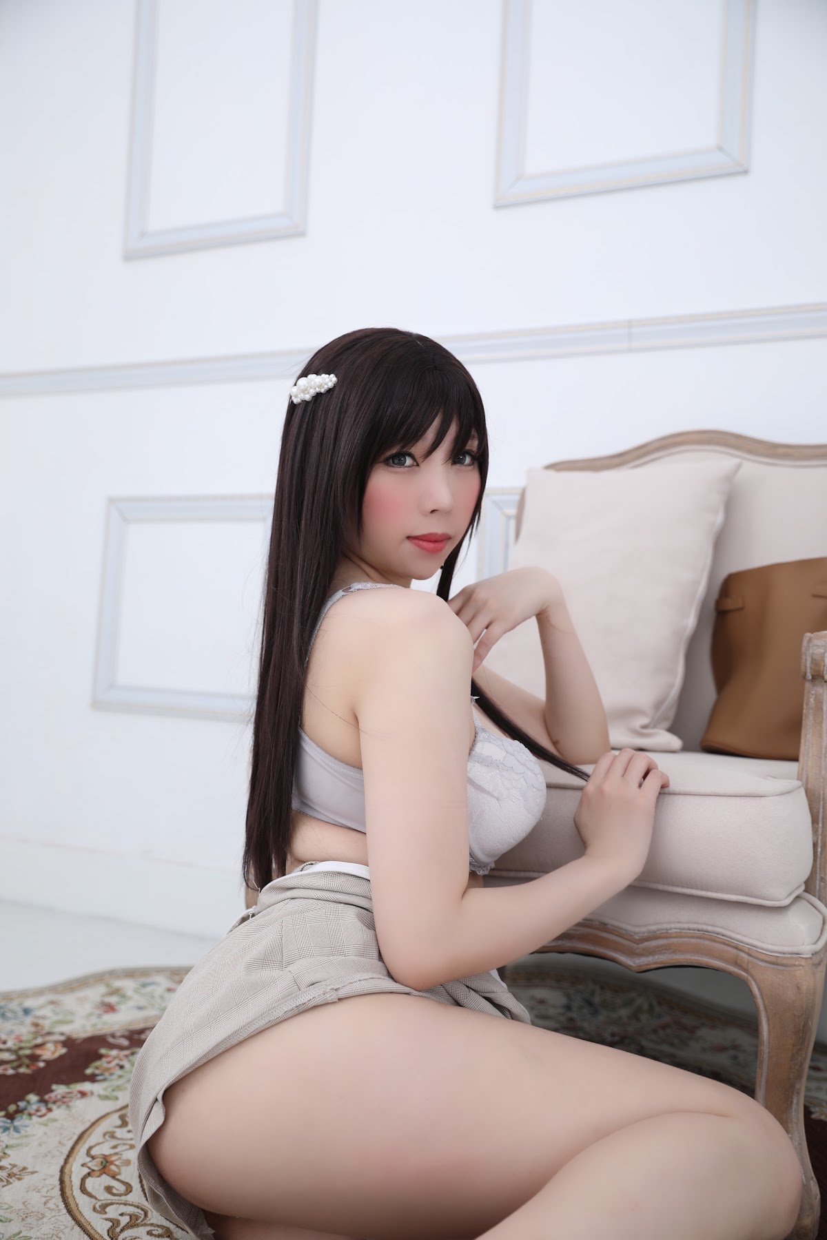 Coser@Kano Nozomi (鹿野希) Vol.04 格子衬衫 - P36