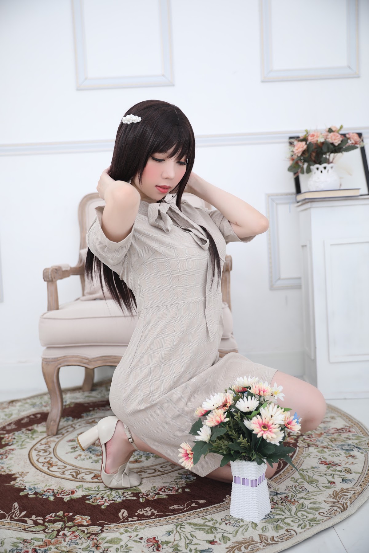 Coser@Kano Nozomi (鹿野希) Vol.04 格子衬衫 - P41