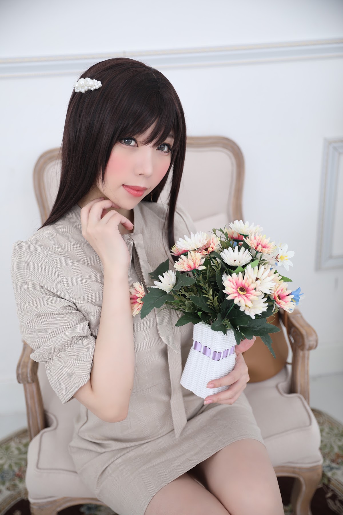 Coser@Kano Nozomi (鹿野希) Vol.04 格子衬衫 - P46