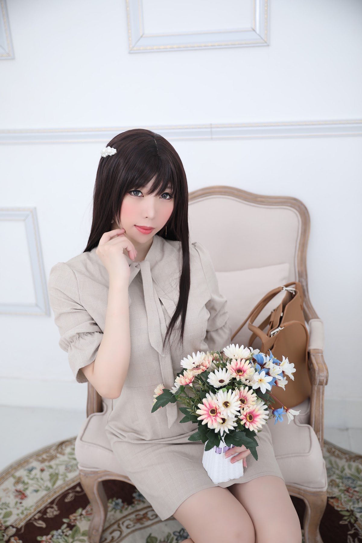 Coser@Kano Nozomi (鹿野希) Vol.04 格子衬衫 - P49