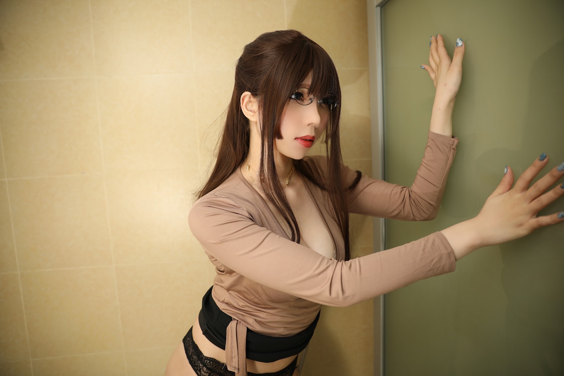 Coser@Kano Nozomi (鹿野希) Vol.16 色欲洗手间 - P31