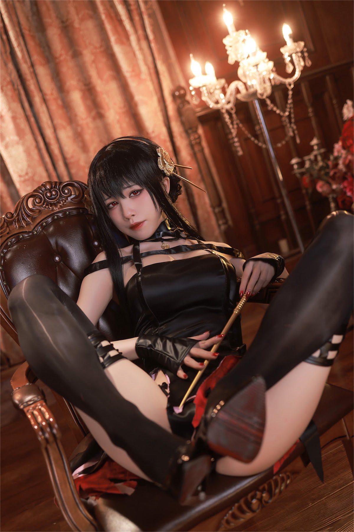 Coser@水淼Aqua Vol.124 约尔黑礼服 - P28