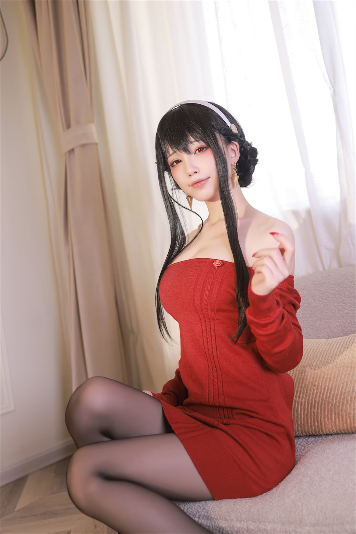 Coser@水淼Aqua Vol.125 红毛衣 - P68