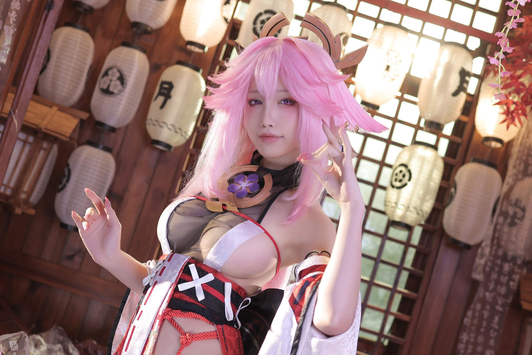 Coser@水淼Aqua Vol.134 新八重神子 - P77