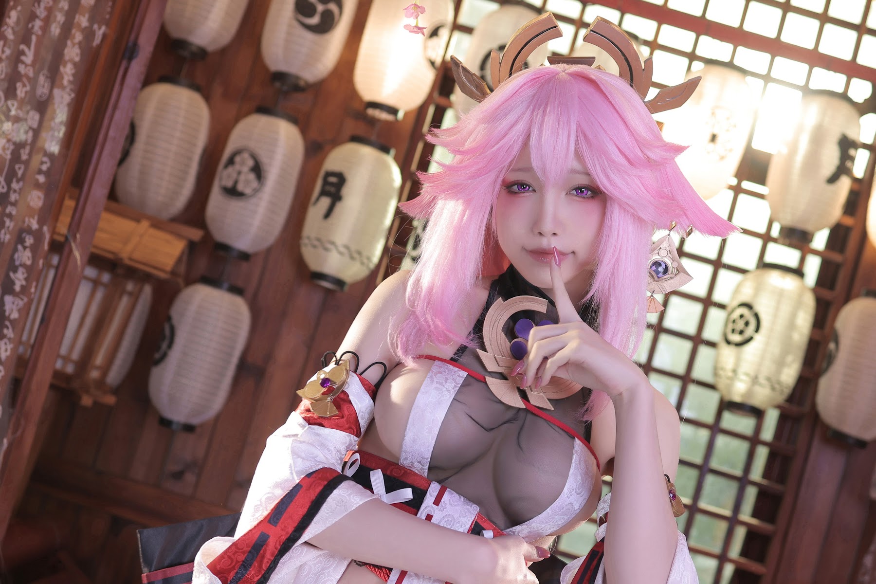 Coser@水淼Aqua Vol.134 新八重神子 - P88