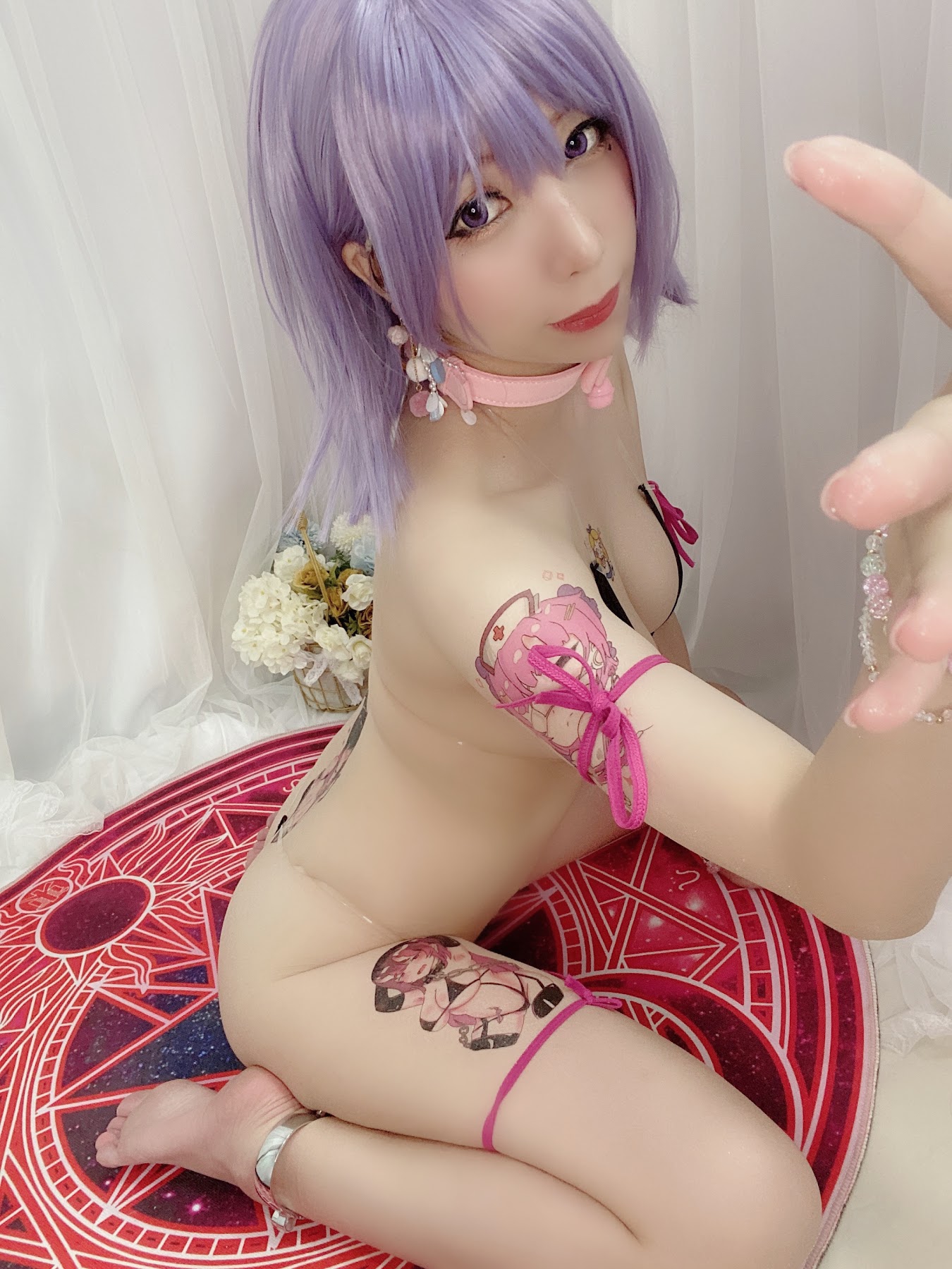 Coser@Kano Nozomi (鹿野希) Vol.19 淫纹姬写真 自撮り(動画入り) - P95