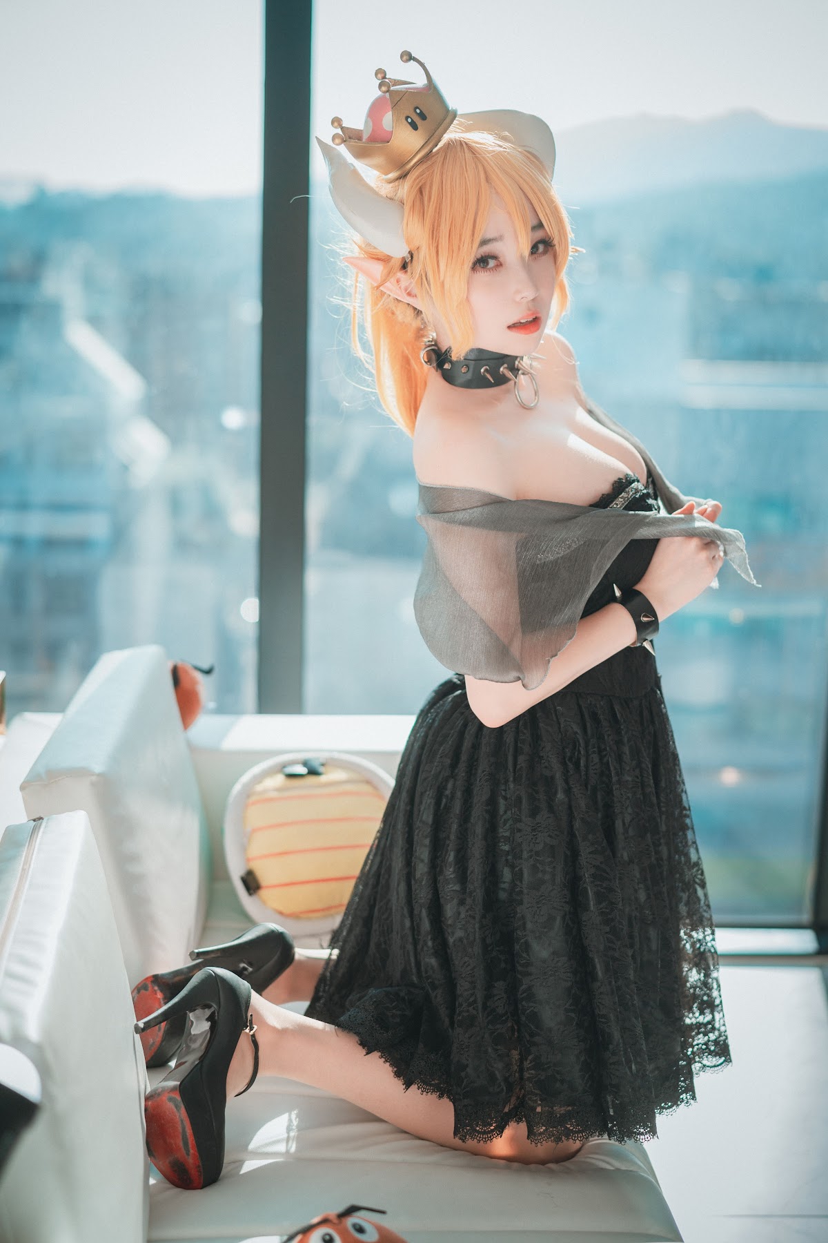 DJAWA Photo – Bambi (밤비) – Halloween with Bowsette (Super Mario Bros.) - P16