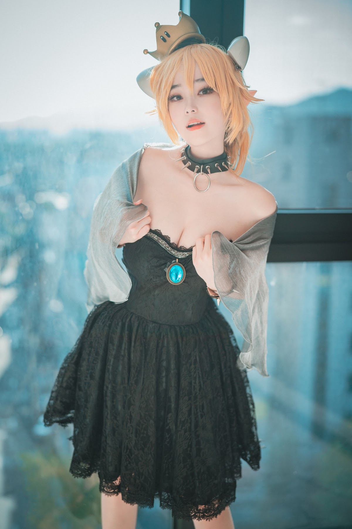 DJAWA Photo – Bambi (밤비) – Halloween with Bowsette (Super Mario Bros.) - P19
