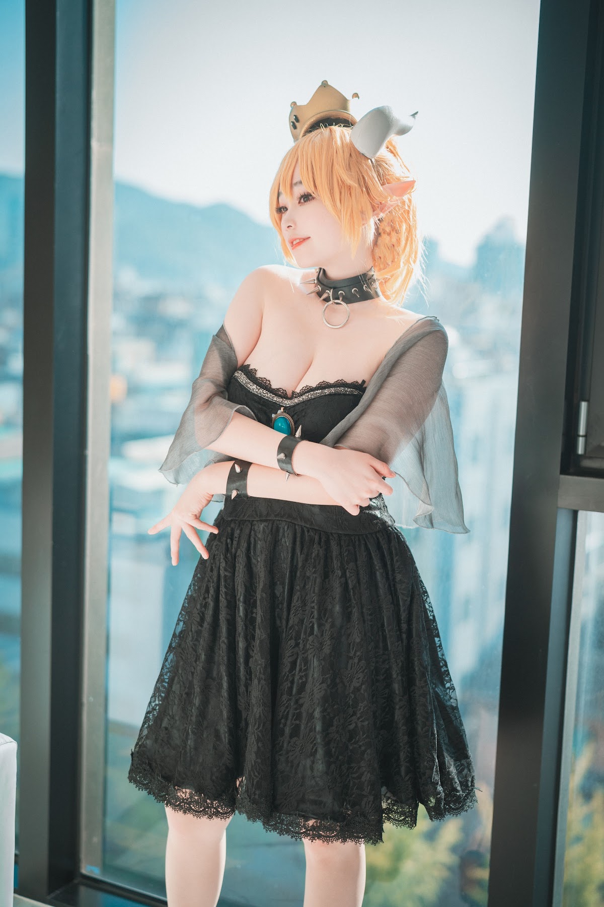 DJAWA Photo – Bambi (밤비) – Halloween with Bowsette (Super Mario Bros.) - P22