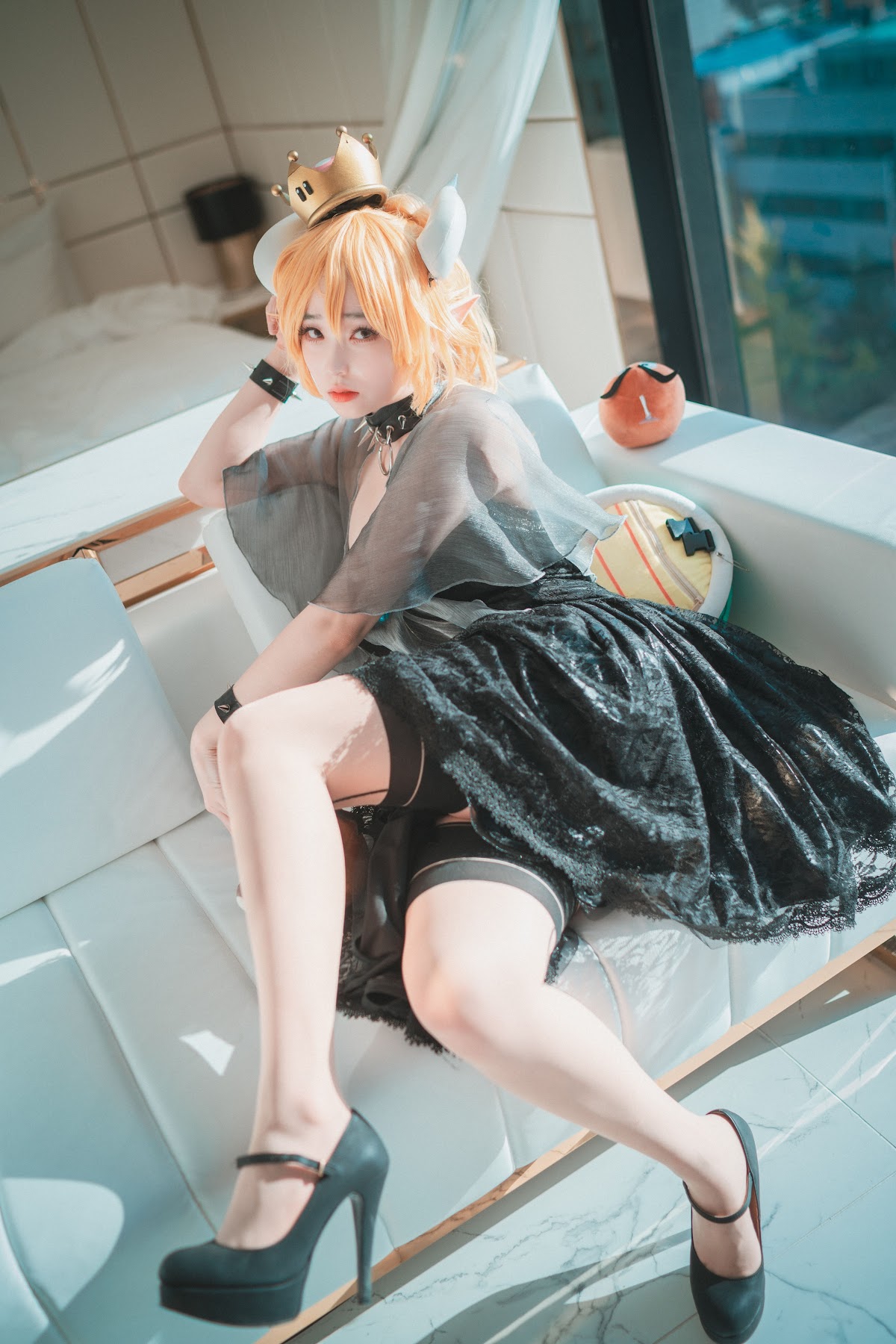 DJAWA Photo – Bambi (밤비) – Halloween with Bowsette (Super Mario Bros.) - P25