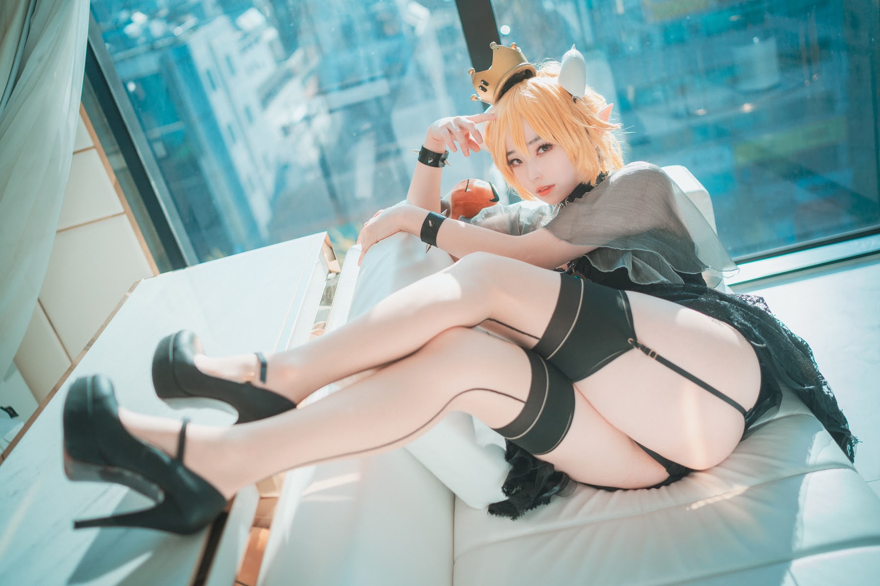 DJAWA Photo – Bambi (밤비) – Halloween with Bowsette (Super Mario Bros.) - P27