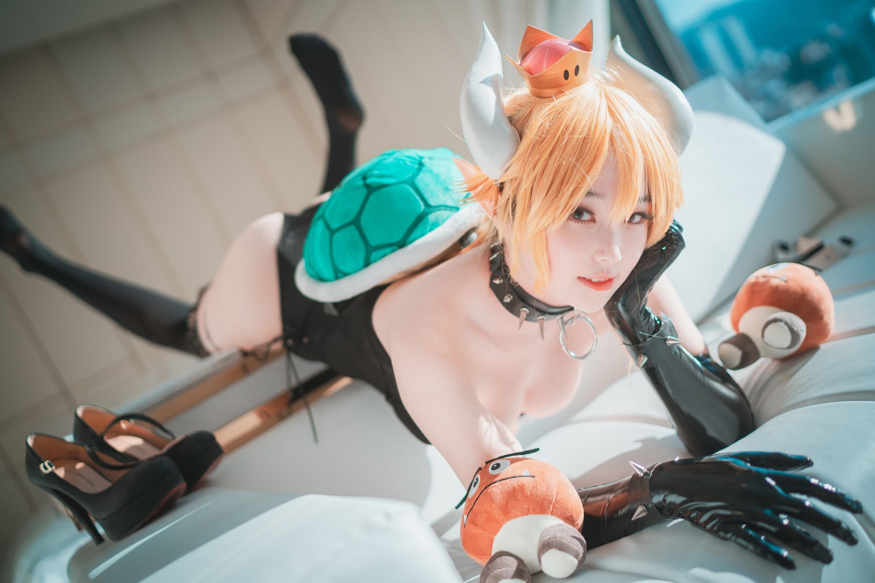 DJAWA Photo – Bambi (밤비) – Halloween with Bowsette (Super Mario Bros.) - P36