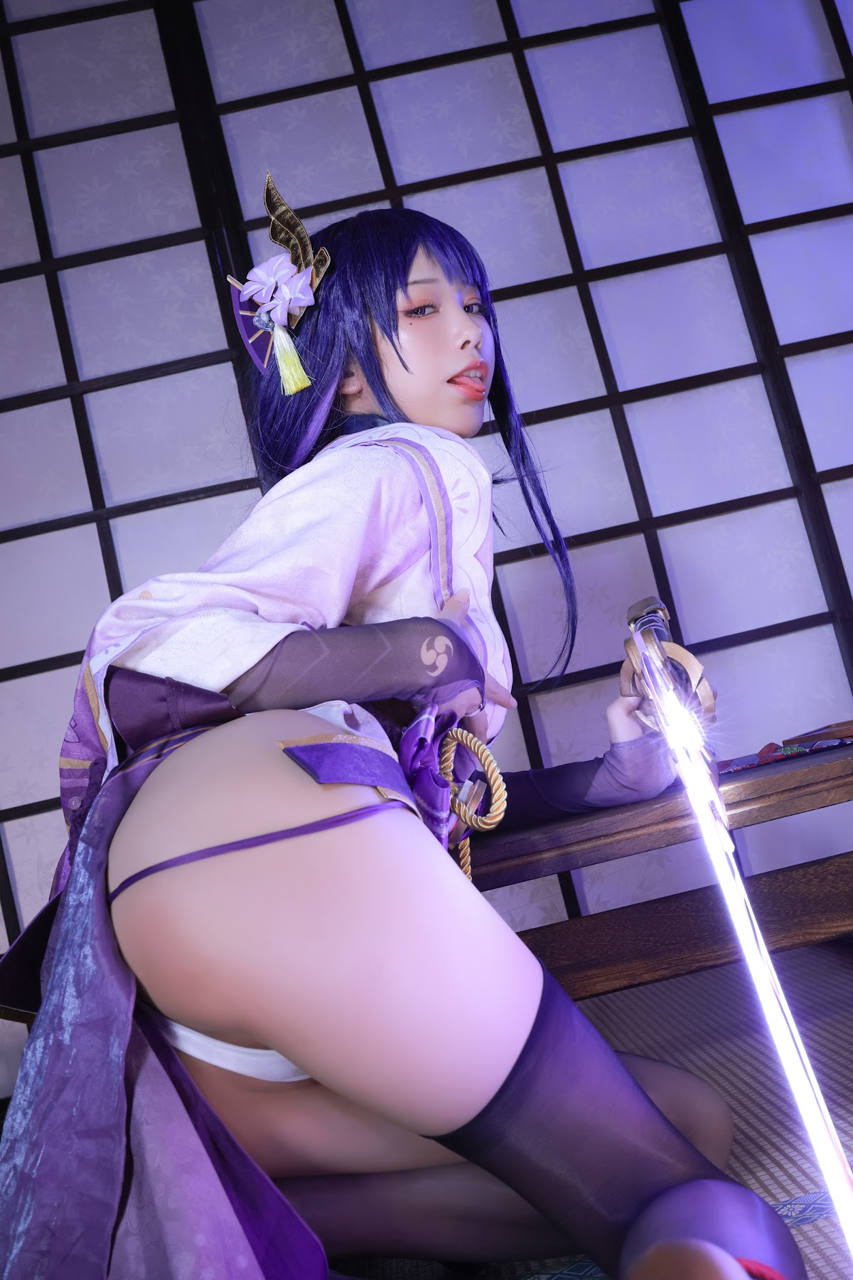Coser@水淼Aqua Vol.110 雷电将军 - P76