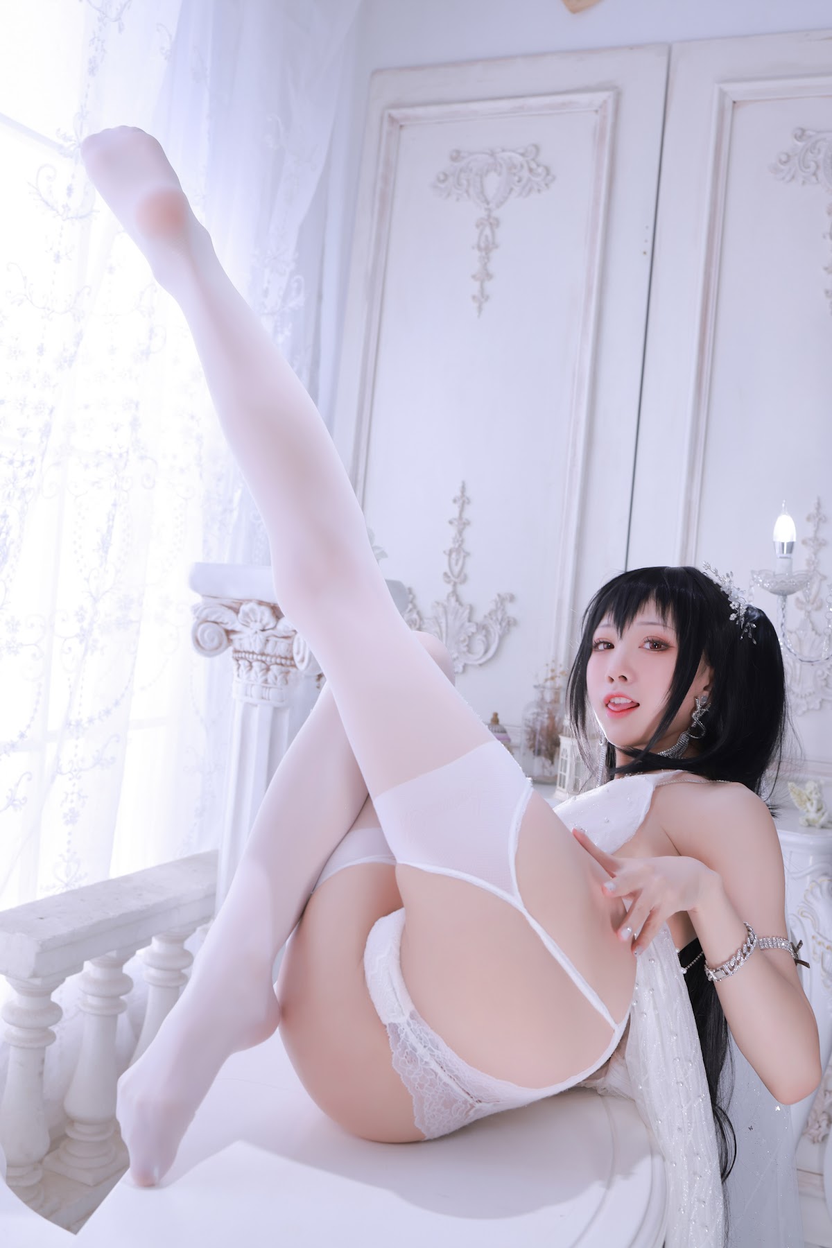 Coser@水淼Aqua Vol.107 大凤婚纱 - P42