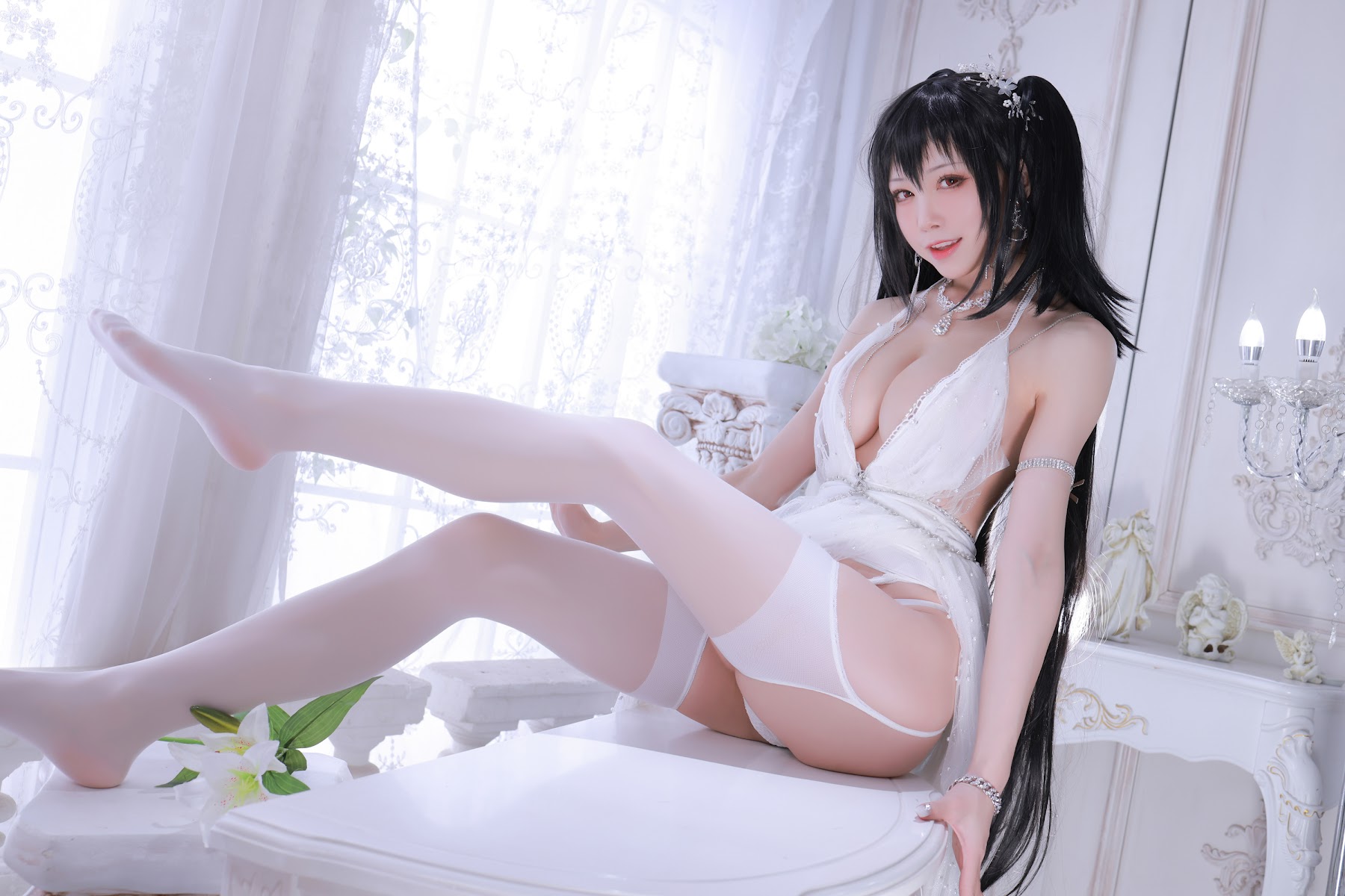 Coser@水淼Aqua Vol.107 大凤婚纱 - P46