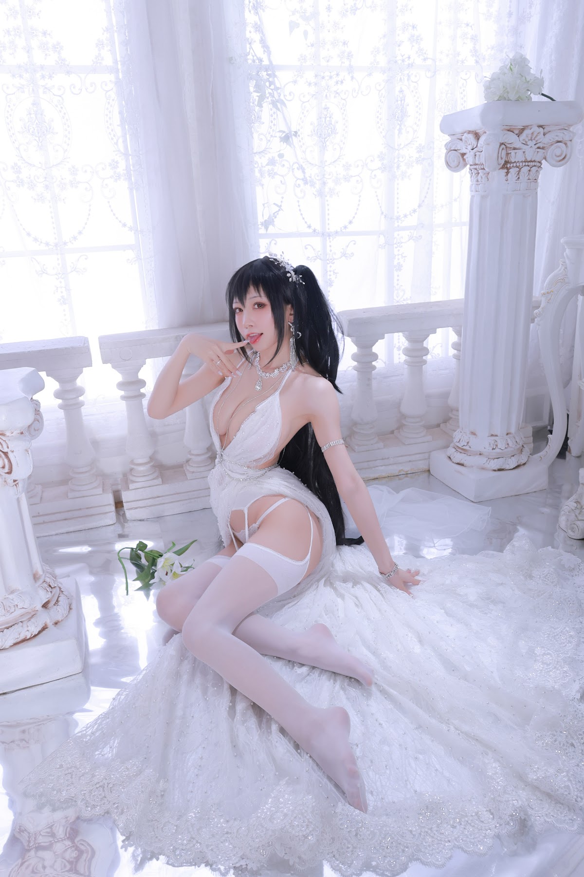 Coser@水淼Aqua Vol.107 大凤婚纱 - P49