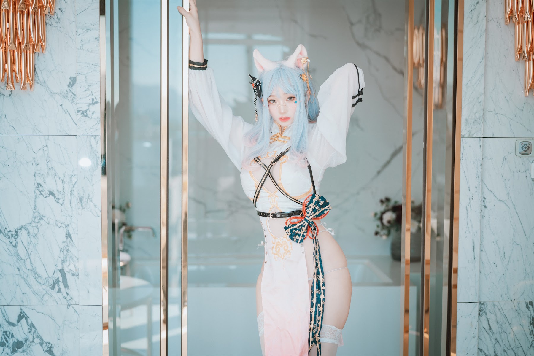DJAWA Photo – Bambi (밤비) – Le Chat Porte un Qípáo - P11